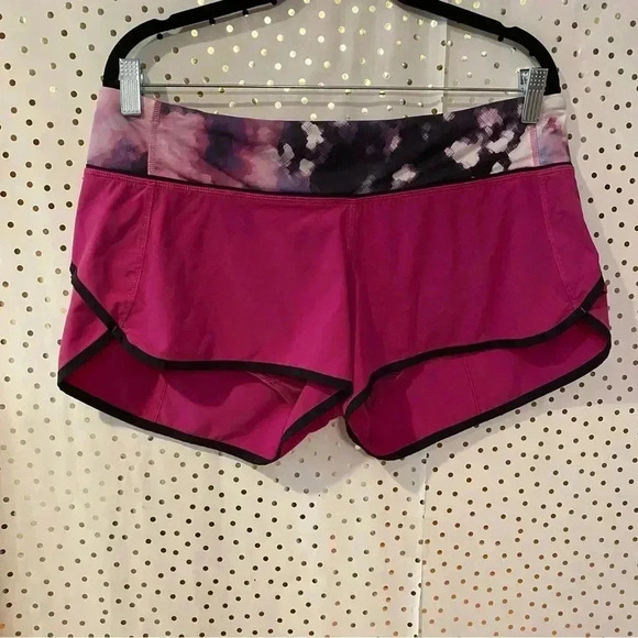 Lululemon Pink Speed Up Shorts - Picture 2 of 6